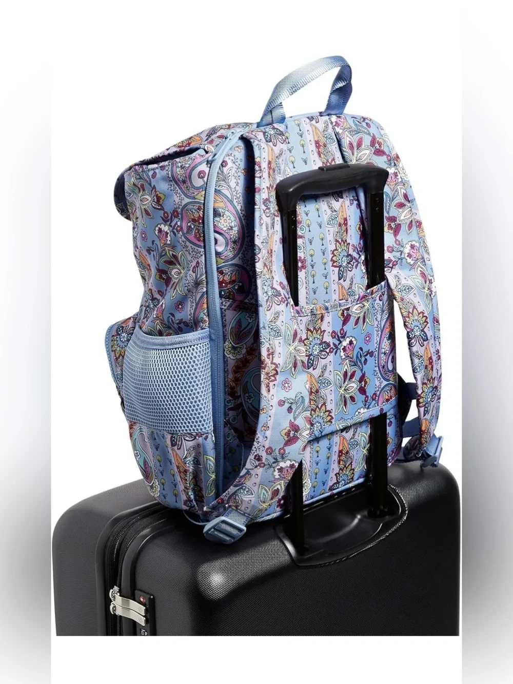 NWT Vera Bradley Sky Blue Paisley Daytripper Backpack
